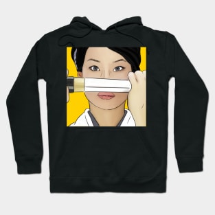 Lucy Liu on Kill Bill Hoodie